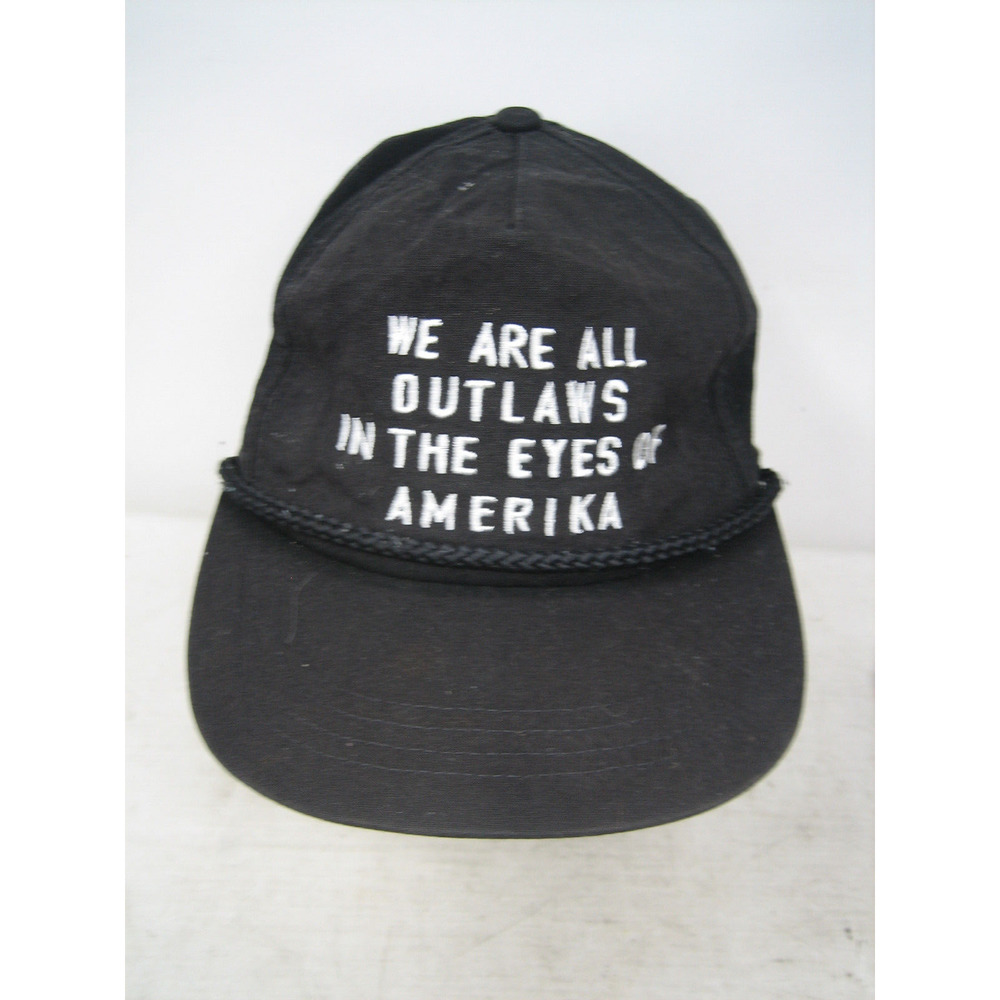 mens baseball hat We Are All Outlaws in the eyes of AMERIKA ADULT ONE SIZE TRUMP